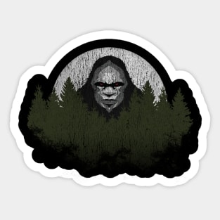 Visit Camp Sasquatch - Camping Moon Bigfoot TDesign SF4 Sticker